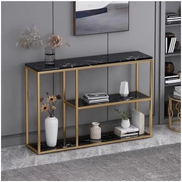 2 Tier Console Entrance Table for Memorial Decorat