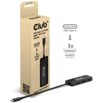 I/O HUB USB-C HDMI TRIPLE/CSV-1554 CLUB3D CSV-1554