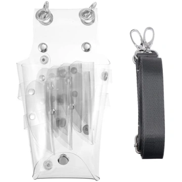 Sewroro Transparente Friseur Gürteltasche aus PVC