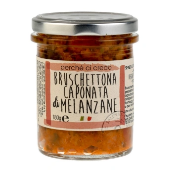 Bruschettona Caponnata alle melanzane Perché ci Cr