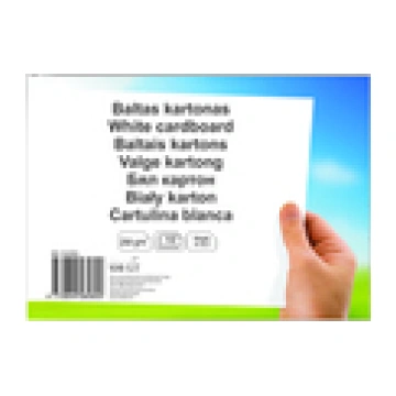 Kartons A4, balts, 300 g/m², 10 loksnes, SMLT