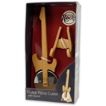 Winkee - Pizza Cutter - Guitar Pizza Cutter with S