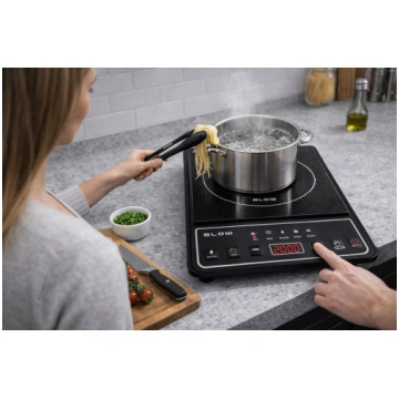 Induction cooker, single-burner, adjustable hob, 2