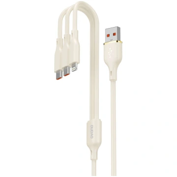Dudao L7SE 3in1 USB-A uz 2x USB-C / Lightning kabe