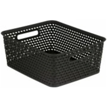 Curver Basket Jute Black 35x30x13cm Grozs 08047572