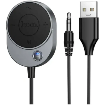 Wireless car receiver Hoco AUX Bluetooth with cabl