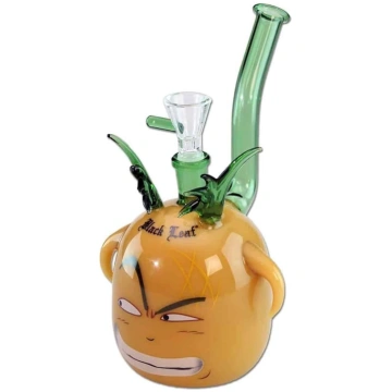 Black Leaf Grumpy Percolator Bong 20 cm Orange / G