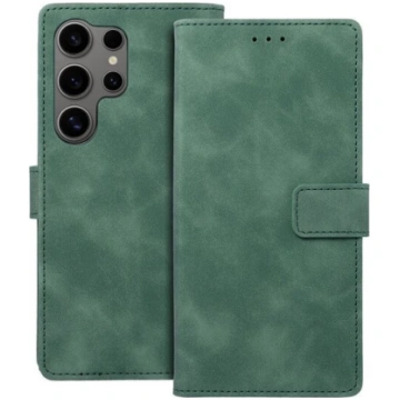TENDER grāmatu vāciņš SAMSUNG S24 Ultra zaļš