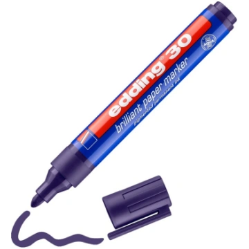 Papīra marķieris Edding 30, 1.5-3mm, konisks, viol