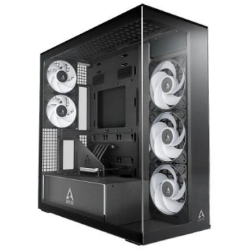 ARCTIC Premium E-ATX PC Case Xtender VG Black (Cle
