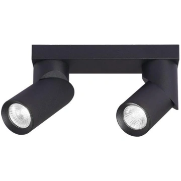 Rita 2xGU10 LED sienas lampa , grozāma , melna