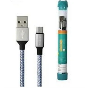 Devia Tube cable for Micro USB (5V 2.1A,1M) blue