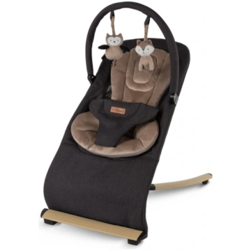Bērnu šūpuļkrēsls Kidwell RUBI Black/Gold