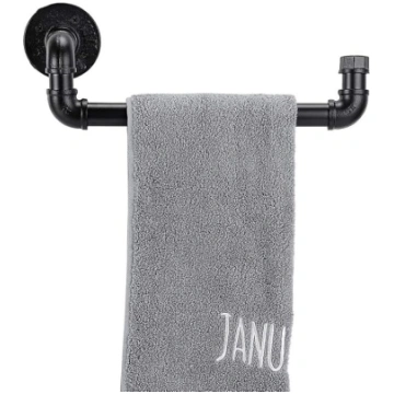 Sumnacon Industrial Pipe Towel Rack Wall Mount Tow