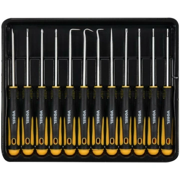 VOREL PRECISION SCREWDRIVER AND HOOK SET 12PC 6455