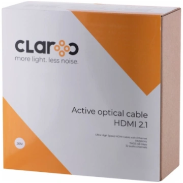 CLAROC HDMI CABLE FIBER OPTIC AOC, 2.1, 8K, 20M FE