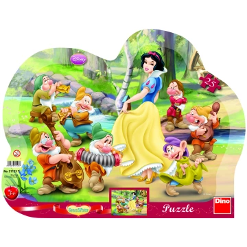 Dino Silhouette Puzzle 25 gab, Disney Snow White »