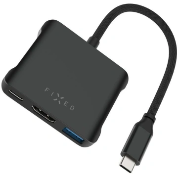HUB USB Fixed Quadri 2x USB-C 1x HDMI + 2x USB-A 2