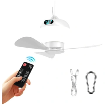 Roadtime 8000 mAh kempinga ventilators, mini USB v