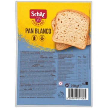 SCHAR bezglutēna maize klasiskā Pan Blanco, 250g D