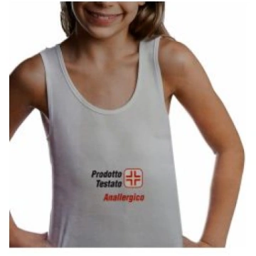 Set 3 Pezzi Canotta Bambina Spalla Larga Cotone Le