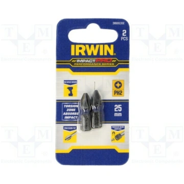 Screwdriver bit; Phillips; PH2; 1/4"; Kind: impact