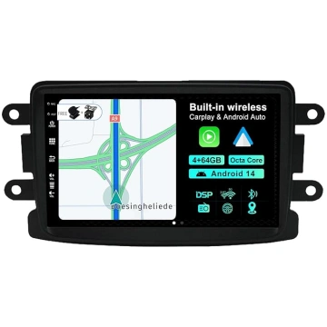 Android 13 IPS auto radio Renault Duster/Dacia San