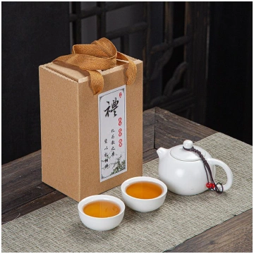 Portable bag, travel kung fu tea set, ceramic Xish