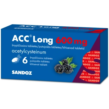 ACC Long 600 mg putojošās tabletes N6
