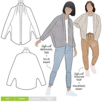 Style Arc šūšanas modelis - Palermo Cardigan (izmē