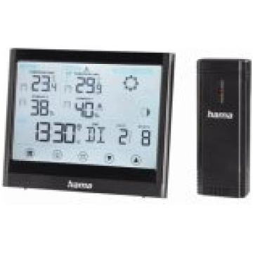 Hama Full Touch Black 186421 meteoroloģiskā stacij