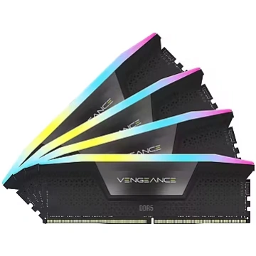 Corsair Vengeance RGB Black, DDR5, 64GB, 6600MT/s,