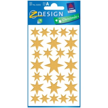 Zdesign Uzlīmes świąteczne Zelta Zvaigznes (241443