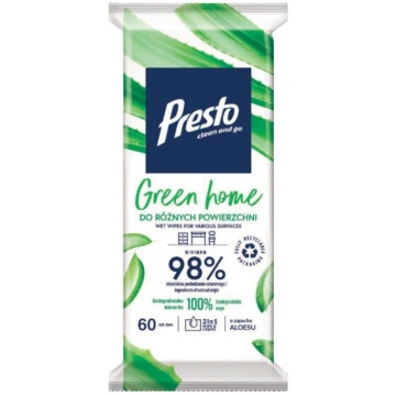 PRESTO Green Home Wet wipes for various surfaces 6
