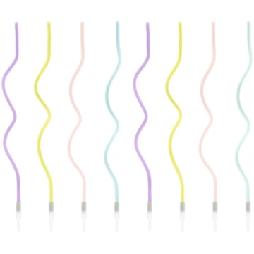 Dzimšanas dienas kūkas svecītes - viļņainas, Birth