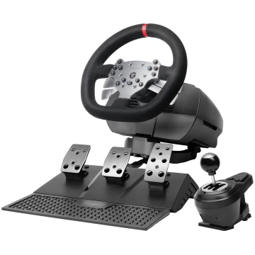 Mars Gaming MWHRSX Gaming Steering Wheel + Pedals 