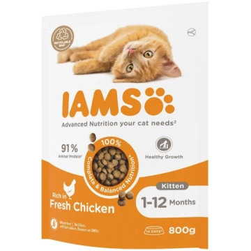 Sausā kaķu barība IAMS Vitality Fresh Chicken, vis