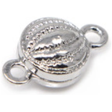 Bracelet Clasp Silver Pumpkin Neodymium Magnetic