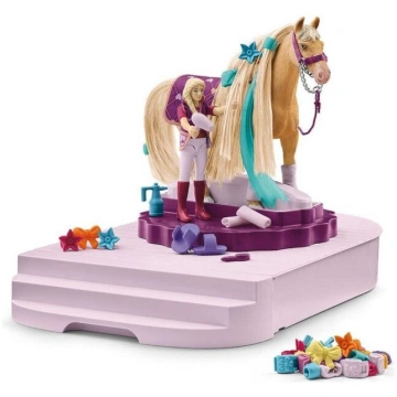 Schleich besisukanti žirgo priežiūros stotis Sofij