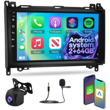 NHOPEEW 2G + 64G autoradio priekš Mercedes Benz A/
