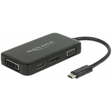 Delock Adapter USB Type-C Stecker > VGA / HDMI /D