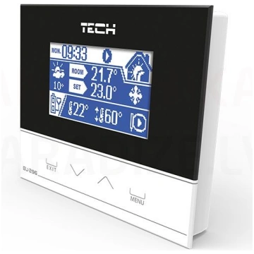 TECH istabas termostats EU-296 ar bezvadu moduli E