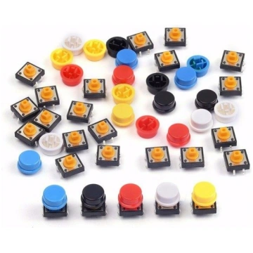 Arduino button set 25pcs - switch 12x12x7.3mm OEM 
