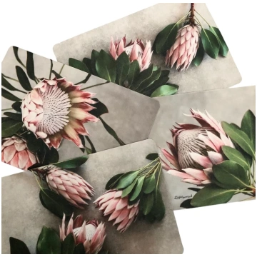 Protea Aria Placemats (Set of 4) Light Hearted