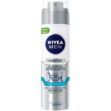 Nivea Nivea Men Sensitive Gēls Skūšanās 3-dniowego