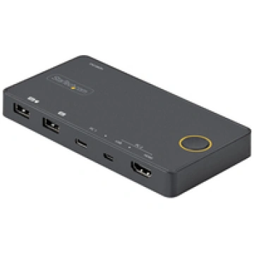 STARTECH 2 PORT HYBRID USB-C KVM SWITCH KVM SWITCH