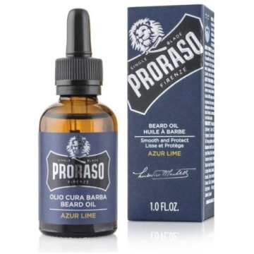 PRORASO Bārdas eļļa Azur Lime, 30ml