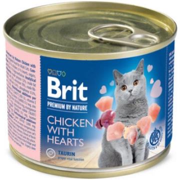 Brit Premium vista ar sirsniņām kaķiem, 200g