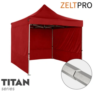 Tirdzniecības telts 3x3 Sarkana Zeltpro TITAN
