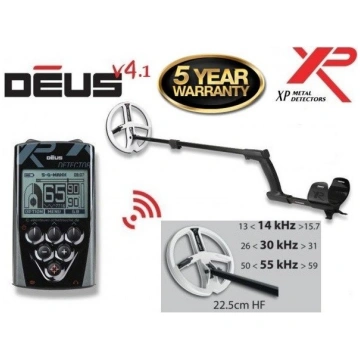 Metāla detektors XP Deus 22 HF RC V5.2 NEW 2019 + 
